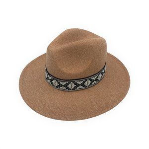 BRIGITTE -CAMEL FEDOTA HAT